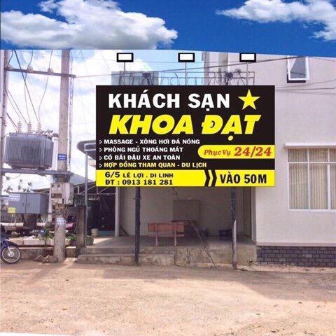Khoa Dat Hotel Di Linh Exterior foto